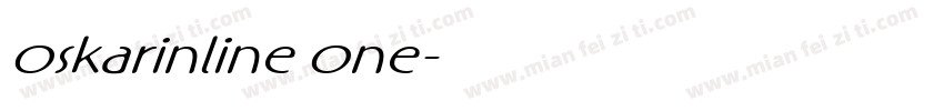 oskarinline one字体转换